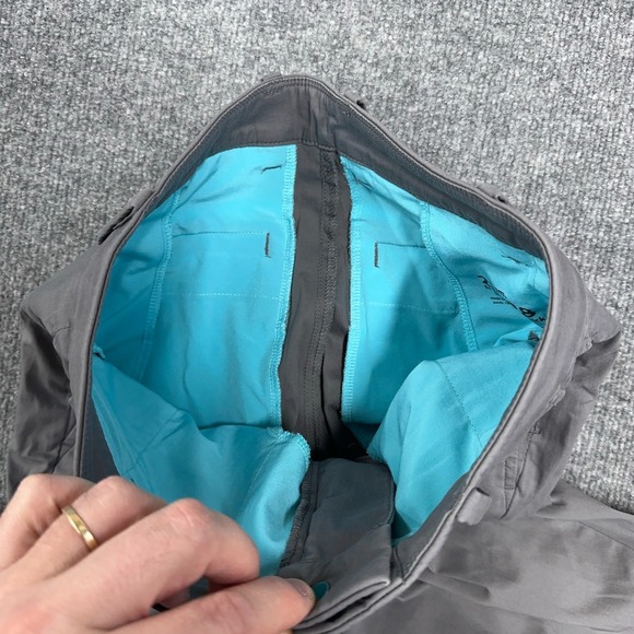 Birddogs Gray Unlined Performance Pant Mens 28x28 Stretch Chino Golf - Picture 8 of 11